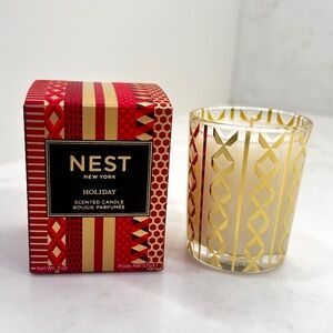 NEST New York - Holiday - 2 oz Votive Candle with Glass Holder - New in Box